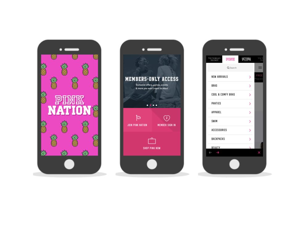 Bold App Design Inspiration: Pink Nation | DesignRush