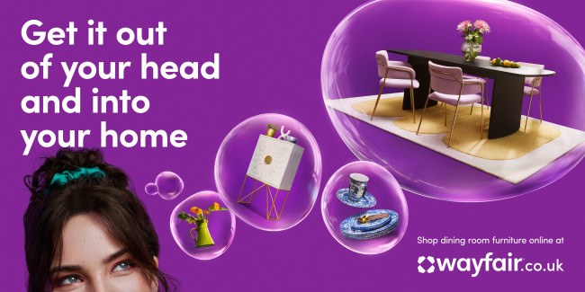 Wayfair's Dining Room OOH Ad Wayfair's Dining Room OOH Ad