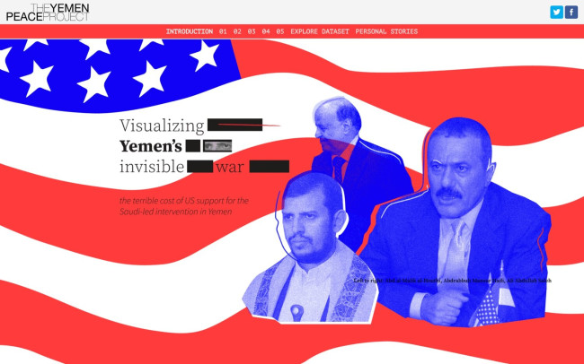 Visualizing Yemen's Invisible War Interactive Infographic